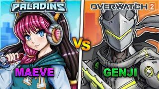 MAEVE VS GENJI | Paladins and Overwatch 2 Comparison