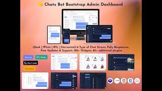 Chat Bot Admin - Chat WebApp Template With Chat Dashboard Design