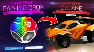 MASSIVE rocket league DROP OPENING with INSANE trade-ups!!!