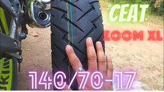Is it Best Tyre for Bike | Ceat ZOOM XL 140/70-17 review