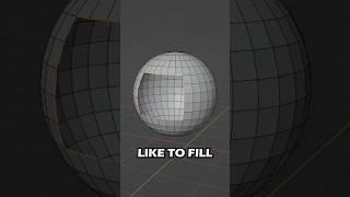 Tip: Fill Faces like a Pro #blender #blender3d #blendertutorial #howto#blendertips