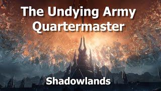 The Undying Army Quartermaster Location--WoW Shadowlands