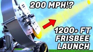 We Built the World's Fastest Frisbee Launcher (Regulation Size)