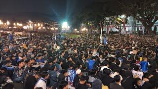 Suasana Terkini! Balkot Jelang Renungan Malam HUT Arema ke 37