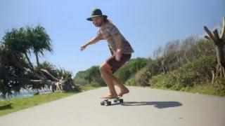 Penny boarding by the beach with mates #pennyadventures