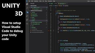 Unity and Visual Studio Code setup and code debugging (solution for Visual Studio performace issues)