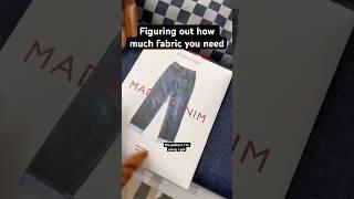 How to figure out how much fabric to buy! Also, can you spot our mistake?