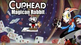 Cuphead The Magician Rabbit Boss Battle (In Casino Boss)