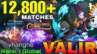 Burn It All! Valir Insane 12,800+ Matches! - Top 1 Global Valir by vhanghe - Mobile Legends