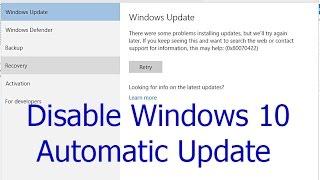 Disable Windows 10 Automatic Update - 100% Working | Turn off Windows Update