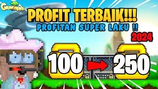Insane Profit With Modal 1 dl!! | Best Profit In Growtopia Very Eazy Method 2024 -Growtopia Profit