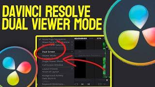 How To See One Viewer In Davinci Resolve 18 ( DaVinci Resolve Dual Viewer Mode )