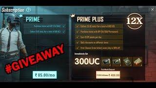 FREE PUBG MOBILE PRIME PLUS SUBSCRIPTION GIVEAWAY | SUBSCRIBE AND COMMENT TO JOIN