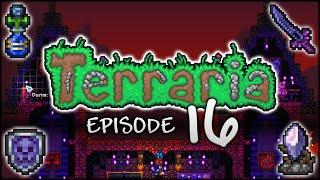 Let's Play Terraria | I created a mini HELL FORTRESS in Terraria! (Episode 16)