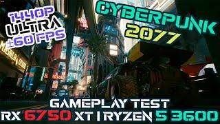 Cyberpunk 2077 | 1 Hour PC Gameplay Test | RX 6750 XT | Ryzen 5 3600 | 1440p Ultra - #cyberpunk2077