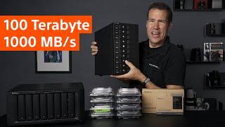 100 Terabyte1000 MB/sec?NetzwerkDatensicherung fürFotografenFilmer Synology DS1821+