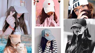 Most Attractive Girls Dp With Cap || Girls Hidden Face Dpz for || Insta Fb Whatsaap