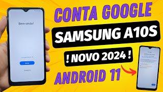 REMOVER CONTA GOOGLE SAMSUNG A10S ATUALIZADO 2024 PELO PC SM-A107M SEM UNLOCK TOOL NOVO MÉTODO