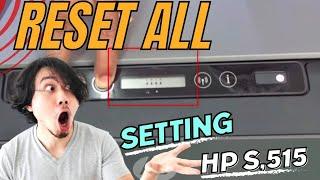 HP smart tenk 515 Error ||All light billing  || HP #E2 Error settings Reset  printer Ready problem