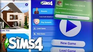 How To Fix The Sims 4 Game EASY!FASTEST fix for Sims 4 Delievery Error & anything that's NOT working