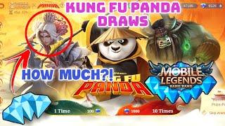 KUNG FU PANDA DRAW!40 SPINS HOW MUCH?!MOBILE LEGENDS