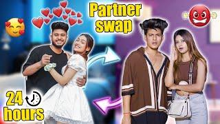 SWITCHING PARTNERS FOR 24 HOURS ||  AAYU VLOGS