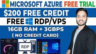 How to Create Microsoft Azure Free trial Account 2023 | Fix Azure Not Eligible | Free RDP 2023