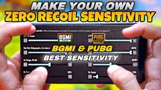 How to make your own sensitivity | Best Zero Recoil sensitivity for BGMI&PUBG MOBILE | sensitivity 