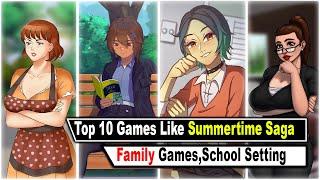 Top 10  Realistic Games Like Summertime Saga [Family Games, School Setting] Part.6