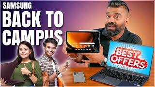 Samsung Back To Campus - Tab S9 FE - Galaxy Book4 - Crazy Deals