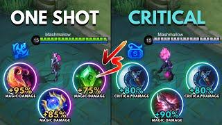 Selena One Shot Build vs Selena Critical Build