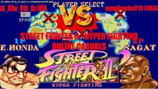 Street Fighter II Hyper Fighting Casuals [HD] - xX_N3w_K1d_Xx (USA) vs. aznpikachu215 (USA)