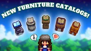 NEW FURNITURE CATALOGS! | Stardew 1.6 update