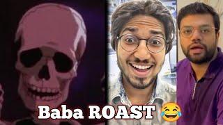 Skeletons Roasting @BabaOpVlog with @DuckyBhai  | Desi Skeleton