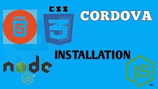 Cordova Installation On Windows | Installation Of Cordova Using NPM | Hybrid Android App Development