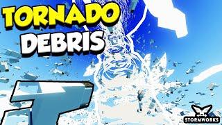 DEADLY DEBRIS TORNADO IN STORMWORKS! -  Stormworks Natural Disasters Update - Stormworks Gameplay