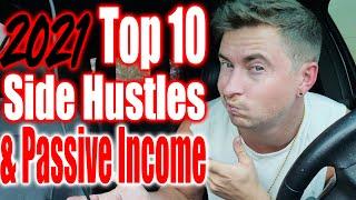 Top 10 Side Hustles 2021 - Passive Income, Apps, Delivery Driving, Rideshare, Money Tips,  Business