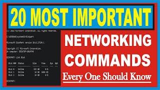 Top 20 Network Commands must know everyone || Basic network troubleshooting commands in Hindi| icnt