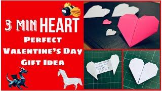 Origami Heart Tutorial | Perfect Valentine’s Day Gift Idea