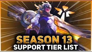 THE ULTIMATE SUPPORT TIERLIST FOR S13