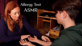 ASMR Allergy Testing Appointment  Real Person, Arms, Brushing, Bottles