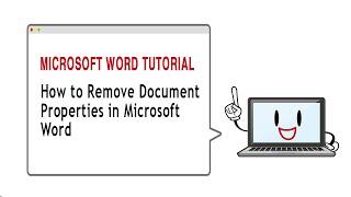 How to Remove Document Properties in Microsoft Word 2010