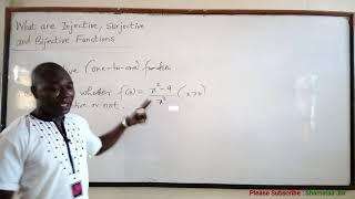 What are Injective, Surjective & Bijective Functions? - Dr Douglas K. Boah (Shamalaa Jnr/Archimedes)