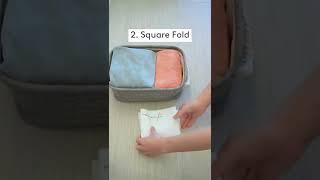 How to fold t shirt in 4 ways. #shorts #organization #folding #homehacks #lifehacks #home #howto