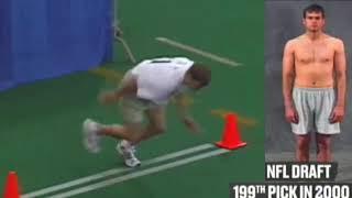 TOM BRADY - RUNS 40 YARD DASH - NFL COMBINE