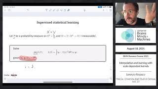 Interpolation and learning with scale dependent kernels