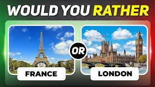 Would You Rather  COUNTRY Edition! | Country Quiz Challenge ️