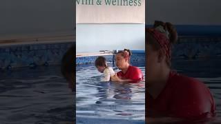 My 18 month old learns to swim! She is a future Olympic swimmer!