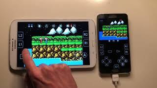 Retroarch Android CONTRA NES wifi multiplayer