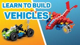 Plus Plus Learn to Build Vehicles Super Set - Stop Motion video